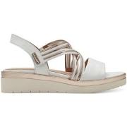 Sandales Tamaris SANDALE 88707 CUIR BLANC-OR