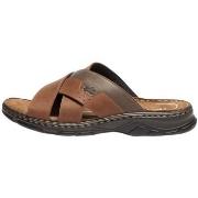 Sandales TBS Mules homme Ref 62603 Tan Marron