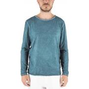 T-shirt Never Enough T-shirt manches longues en acier bleu