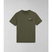 T-shirt Napapijri S-COLVILLE NP0A4HS5-GAE GREEN LICHEN