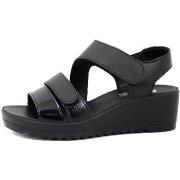 Sandales Imac Femme Chaussures, Sandales en Cuir, Talon compensé-55753...