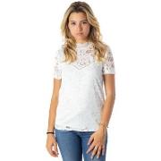 T-shirt Vila 14049852 - VISTASIA S/S DENTELLE