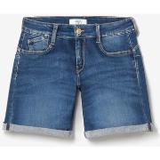 Short Le Temps des Cerises Short paola en jeans bleu