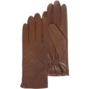 Gants Isotoner Gants Femme cuir chevrons Cognac