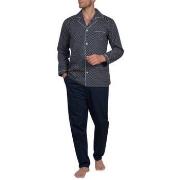 Pyjamas / Chemises de nuit Mariner Pyjama long ouvert en popeline pur ...