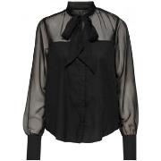 Blouses La Strada shirt Costel L/S- Black
