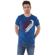 Polo Kaporal T-Shirt Homme Hazar Bleu