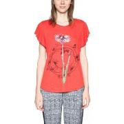 Polo Desigual T Shirt Andrew Rouge 18SWTKDN