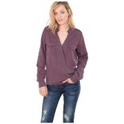 Chemise Le Temps des Cerises Top Carisma Purple rain Violet