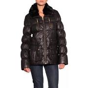 Manteau Redskins Parka Longue Cuir Eskimo Femme