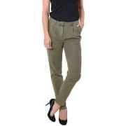 Collants Kaporal Pantalon Femme coupe Fab Carrot Kaki