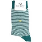 Chaussettes Billybelt Chaussettes Homme coton Rayée Vert Pétrole