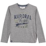 T-shirt enfant Kaporal T-Shirt Manches Longues Garcon Mower Gris