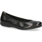 Ballerines Caprice black nappa casual closed ballerinas