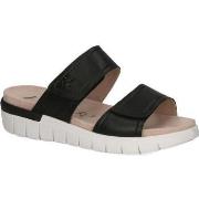 Sandales Caprice black nappa casual open sandals