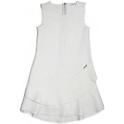 Robe enfant Guess Robe Fille bas à volants Blanc J81K60