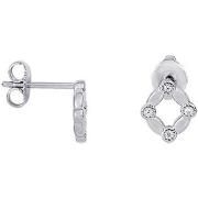 Boucles oreilles Saunier Clous d'oreilles Galet