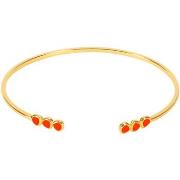 Bracelets Bangle Up Jonc Lumi tangerine