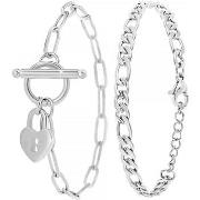 Bracelets Sc Crystal B3227-ARGENT+B2384-ARGENT