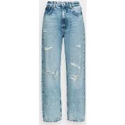 Jeans boyfriend Only - Jean boyfriend destroy - bleu