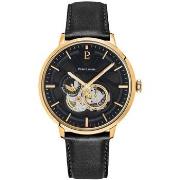 Montre Pierre Lannier TRIO Cadran Noir Bracelet Cuir Noir