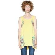 Polo Desigual T Shirt Andromeda Jaune Creme