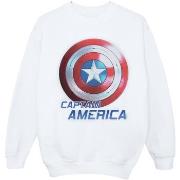 Sweat-shirt Marvel Falcon And The Winter Soldier Captain America Shiel...