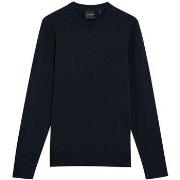 Pull Lyle &amp; Scott KN821TON CREW NECK-Z271 DARK NAVY