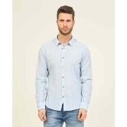 Chemise Yes Zee Chemise homme manches longues en lin