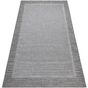 Tapis Rugsx Tapis SIZAL BOHO 46201575 Cadre gris 80x150 cm