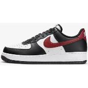 Baskets basses Nike AIR FORCE 1 NOIR BLANC ROUGE