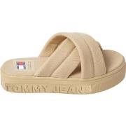 Sandales Tommy Jeans lettering flatform sandal