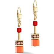 Boucles oreilles Coeur De Lion Boucles d'oreilles GeoCUBE Iconic rouge...