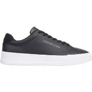 Baskets basses Tommy Hilfiger court leisure trainers black