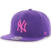 Casquette '47 Brand 47 CAP MLB NEW YORK YANKEES NO SHOT CAPTAIN PURPLE