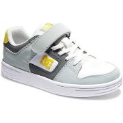 Chaussures de Skate enfant DC Shoes MANTECA V KIDS grey black yellow