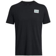 T-shirt Under Armour T-SHIRT MANCHES COURTES NOIR LOGO SUR LA POITRI