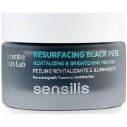 Masques &amp; gommages Sensilis Resurfacing Black Peel Peeling Revital...