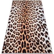 Tapis Rugsx Tapis lavable MIRO 51568.804 Motif léopard antidà80x150 cm