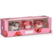 Bougies, diffuseurs Kontiki Coffret cadeau 3 bougies Votives Heart and...