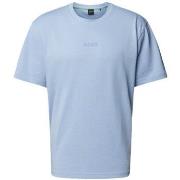 T-shirt BOSS T-SHIRT TEE 10 EN COTON BLEU CIEL