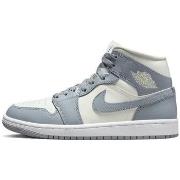 Baskets montantes Nike Air Jordan 1 Mid Grey Sail