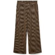Pantalon Tom Tailor - Pantalon fluide - noir et beige