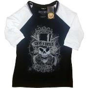 T-shirt Guns N Roses Faded Skull