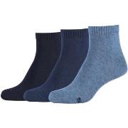 Chaussettes de sports Skechers 3PPK Wm Casual Quarter Socks