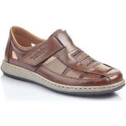 Sandales Rieker brown casual part-open sandals