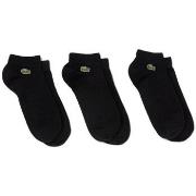 Chaussettes Lacoste LOT DE 3 PAIRES DE CHAUSSETTES BASSES NOIRES