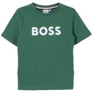 T-shirt enfant BOSS Tee shrt junior Vert J50718/651
