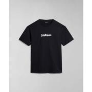 T-shirt Napapijri S-BOX SS4 NP0A4H8S-041 BLACK