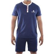 Pyjamas / Chemises de nuit Serge Blanco Ensemble homme Pyjama court T-...